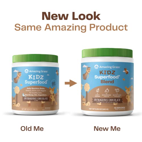 Amazing Grass Kidz Superfood: Organic Greens, Fruits, Veggies &Amp;