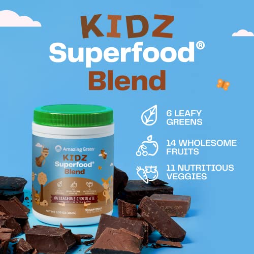 Amazing Grass Kidz Superfood: Organic Greens, Fruits, Veggies &Amp;