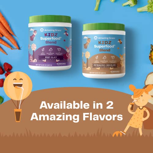 Amazing Grass Kidz Superfood: Organic Greens, Fruits, Veggies &Amp;