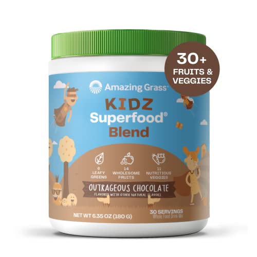Amazing Grass Kidz Superfood: Organic Greens, Fruits, Veggies &Amp;