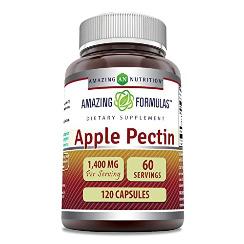 Amazing Formulas Apple Pectin Supplement | 1400 Mg per Serving |...