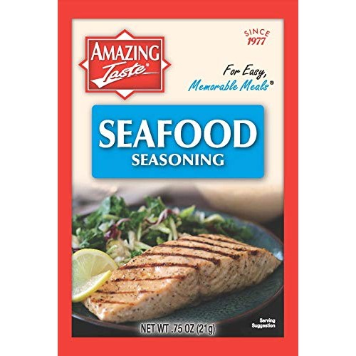 Amazing Taste Seafood Seasoning Bundle 10 Packets- .75 Oz Ea.