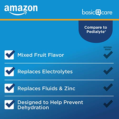 Amazon Basic Care Electrolyte Solution, Mixed Fruit, 33.8 Fl Oz