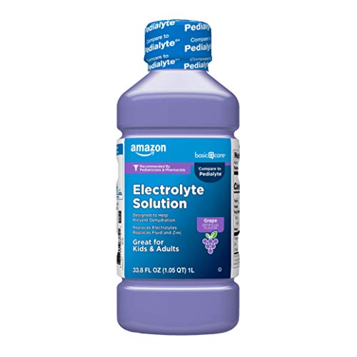 Amazon Basic Care Electrolyte Solution, Replaces Electrolytes, F