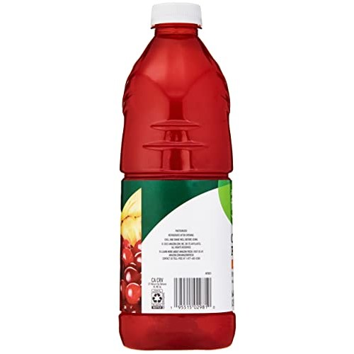 Amazon Fresh, Cranberry Pineapple Juice Cocktail, 64 Fl Oz