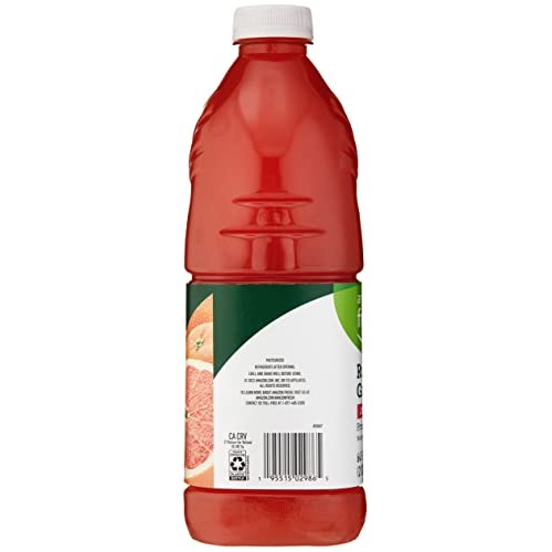 Amazon Fresh, Ruby Red Grapefruit Juice from Concentrate, 64 Fl ...