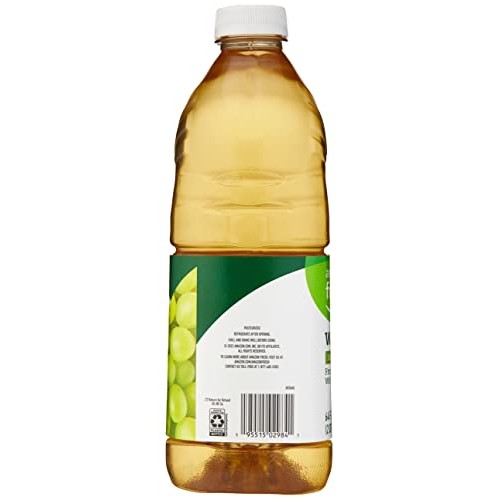Amazon Fresh, White Grape Juice, 64 Fl Oz Bottle
