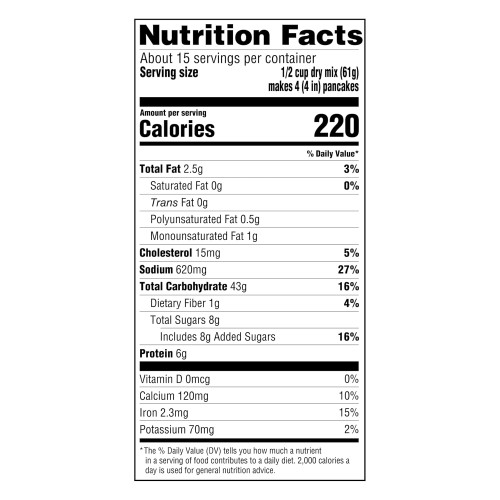 Amazon Grocery, Buttermilk Pancake and Waffle Mix, 32 oz