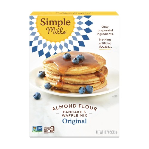 Simple Mills Almond Flour Pancake and Waffle Mix, Original, 1pk, 10.7oz