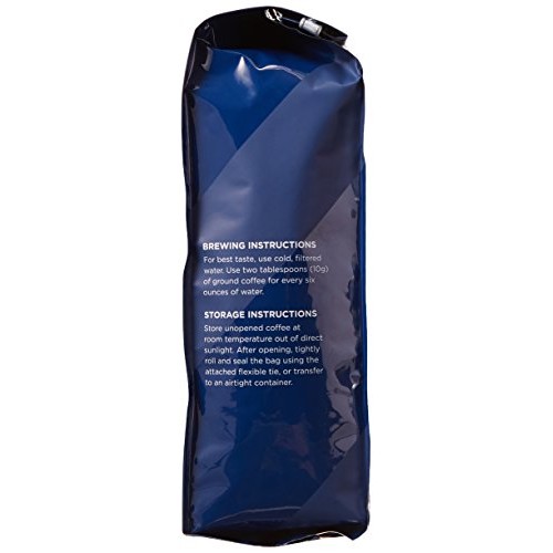 Amazonfresh Organic Fair Trade Sumatra Ground Coffee, Dark Roast