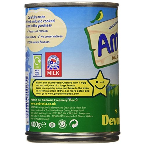 Ambrosia Devon Custard, 14.1 Ounce Pack Of 6