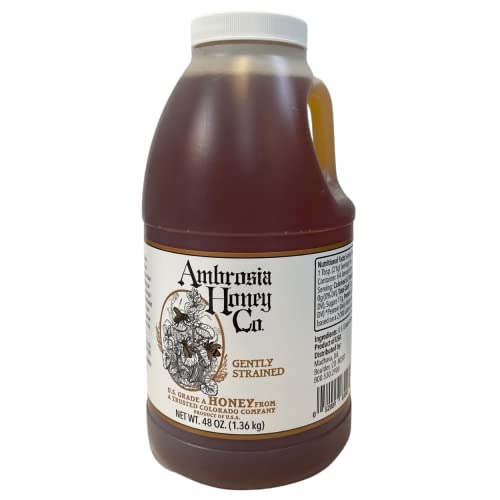 Ambrosia Gently Strained Honey, 48 Oz. Bottle Pack Of 1 | Natu