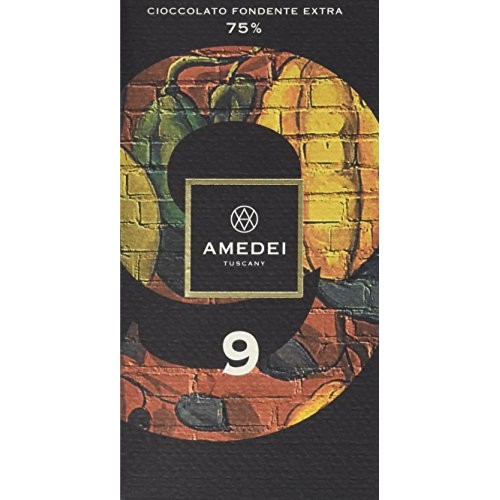 Amedei Signature 9 Blend Dark Chocolate Bar, 75% Cocoa