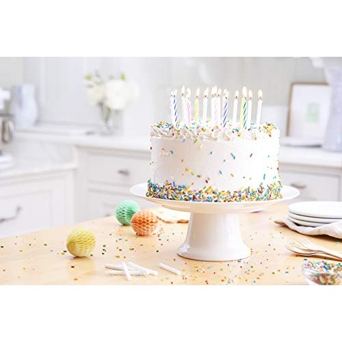 American Greetings Spiral Birthday Candles, Assorted Colors 24-
