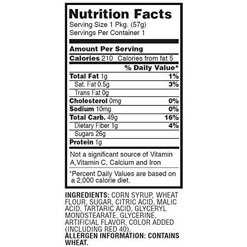 Sour Punch Strawberry Sour Straws 2Oz Tray Pack Of 24