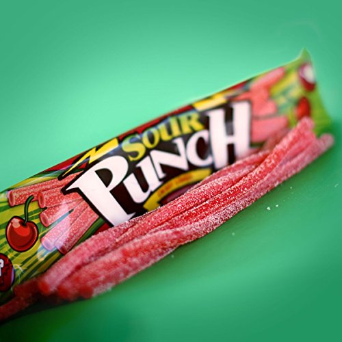 Sour Punch Strawberry Sour Straws 2Oz Tray Pack Of 24