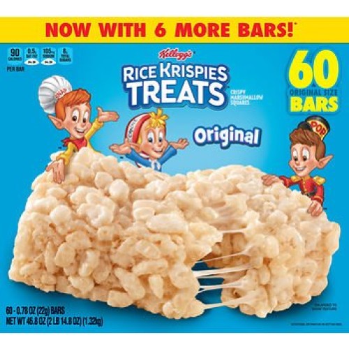 Kelloggs Rice Krispies Treats, 60 Ct./0.78 Oz. Sa