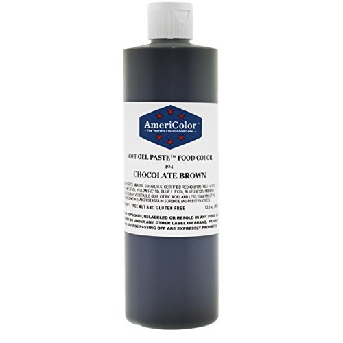 Americolor Soft Gel Paste Food Color, 13.5-Ounce, Chocolate Brown