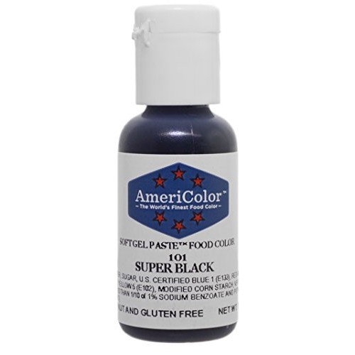 Americolor Gel Paste Food Color, Super Black-0.75 Oz
