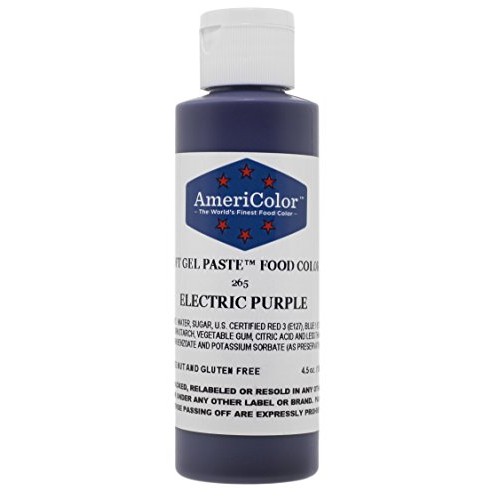 Americolor Soft Gel Paste Electric Food Coloring 4.5 Oz. - Elect