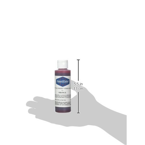 Americolor Soft Gel Paste Food Color, 4.5-Ounce, Orange