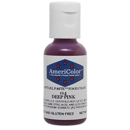 Americolor Soft Gel Paste Food Color.75-Ounce, Deep Pink