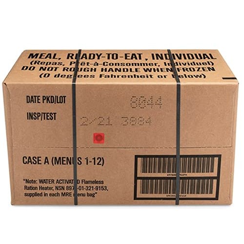 Ameriqual 24Ct Us Military Surplus Mre Meals Ready To Eat 2021 I