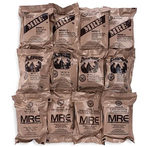 Ameriqual 24Ct Us Military Surplus Mre Meals Ready To Eat 2021 I