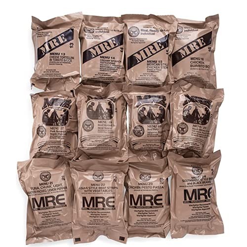 Ameriqual 24Ct Us Military Surplus Mre Meals Ready To Eat 2021 I