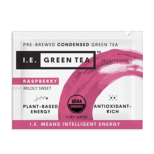I.E. Green Tea Natural Raspberry Flavor Green Tea, Decaffeinated