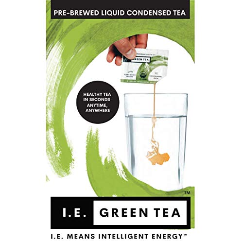 I.E. Green Tea Organic Natural Green Tea Variety Pack, Caffeinat