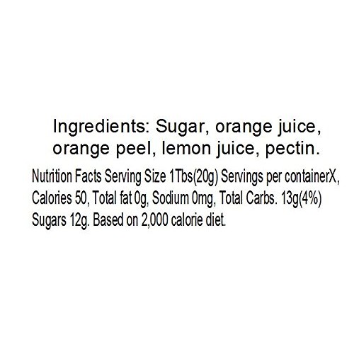 Amish Orange Marmalade - Two 18 Oz Jars