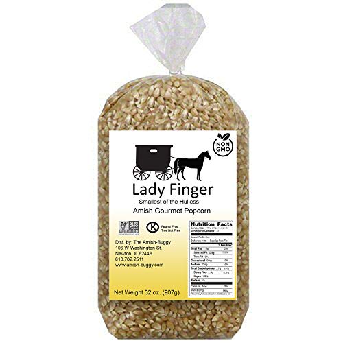 Amish Popcorn Ladyfinger 2 Pound Bag