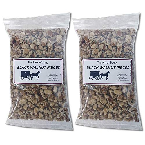 Snack Nuts Raw Black Walnut Pieces 14Oz. 2 Pack