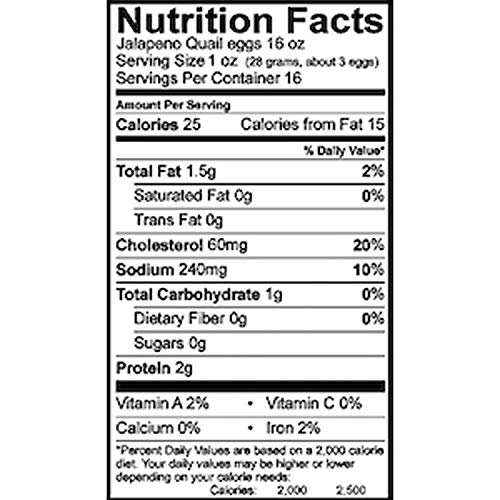 The Amish-Buggy Jalapeno Quail Eggs, 2 Jars 16 Ounce