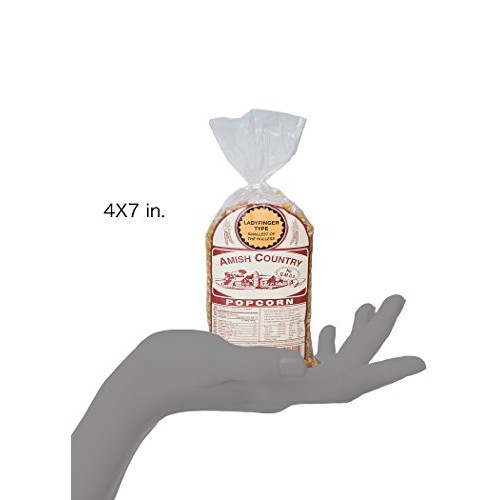Amish Country Popcorn | 1 Lb Bag | Ladyfinger Popcorn Kernels |