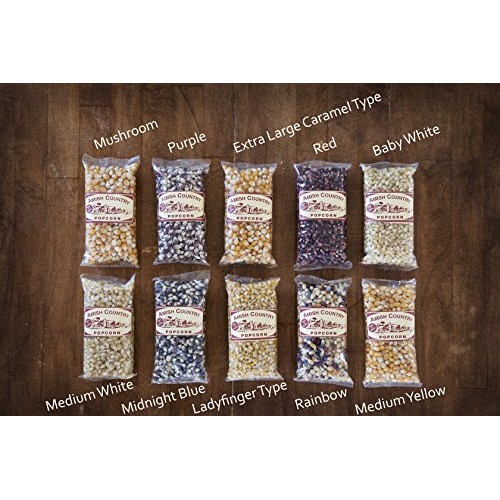 Amish Country Popcorn - 10 4 Ounce Microwave Bowl Gift Set - O