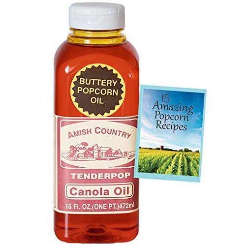Amish Country Popcorn - 16 Oz Butter Flavored Canola Oil With Re