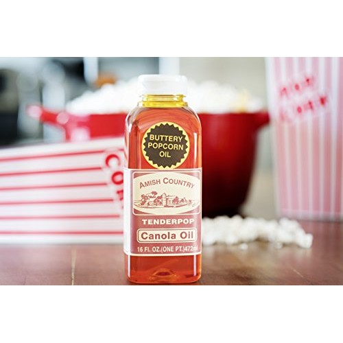 Amish Country Popcorn - 16 Oz Butter Flavored Canola Oil With Re
