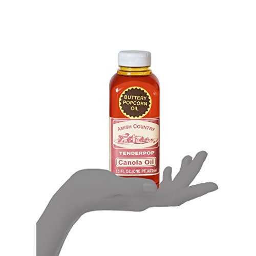 Amish Country Popcorn - 16 Oz Butter Flavored Canola Oil With Re