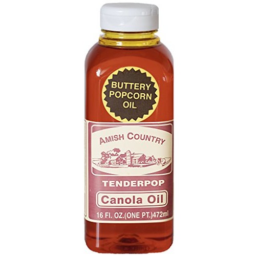 Amish Country Popcorn - 16 Oz Butter Flavored Canola Oil With Re