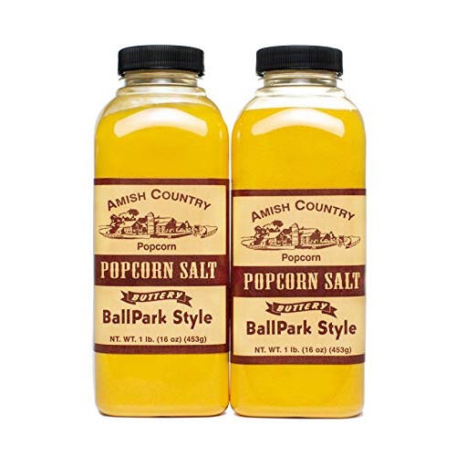 Amish Country Popcorn | 2 1 Lb Bottles Of Ballpark Buttersalt |
