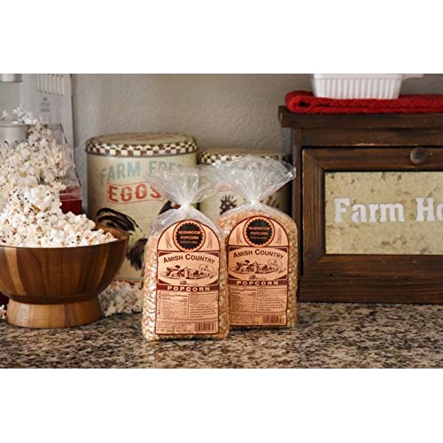 Amish Country Popcorn | 2 - 2 Lb Bags | Mushroom Popcorn Kernels