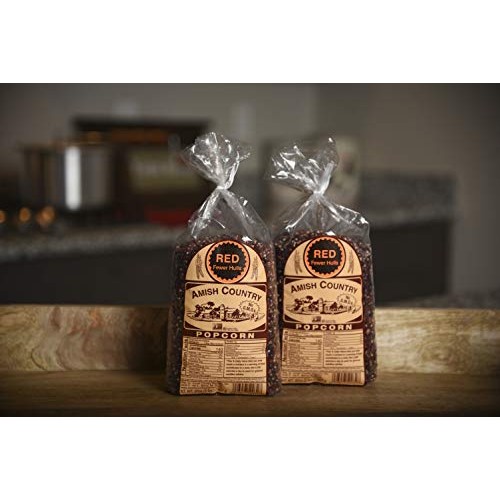 Amish Country Popcorn | 2 - 2 Lb Bags | Red Popcorn Kernels | Ol