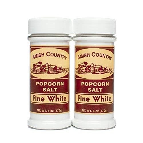 Amish Country Popcorn | 2 - 6 Oz Bottles | Fine White Popcorn Sa