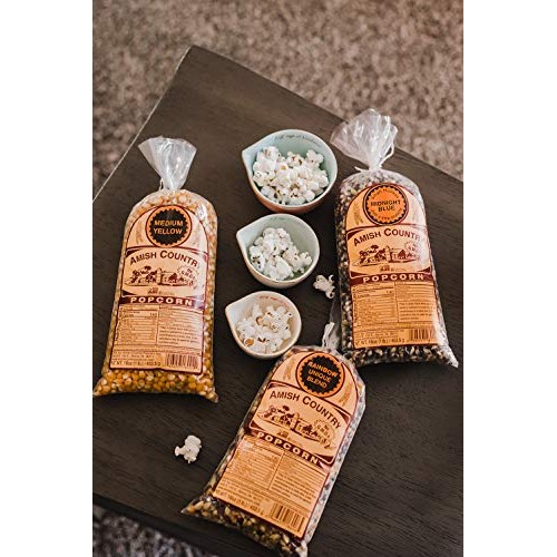 Amish Country Popcorn - 3 1 Lb. Gift Set Midnight Blue, Rainbo