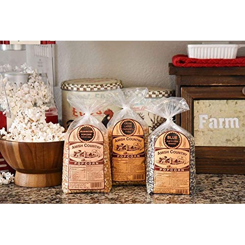 Amish Country Popcorn - 3 2 Lb Bags Gift Set: Mushroom, Extra