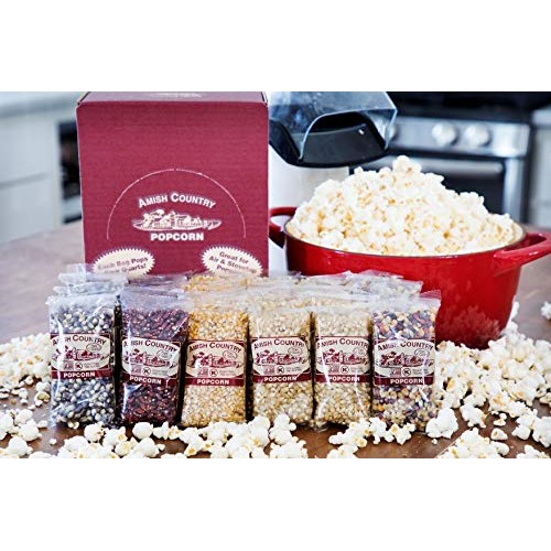 Amish Country Popcorn | 30 4 Oz Popcorn Variety Gift Set | Old