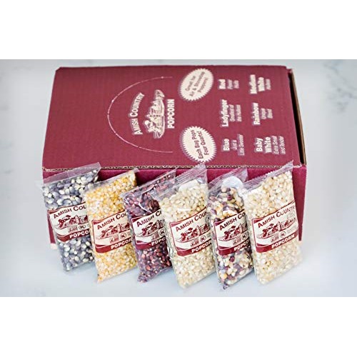 Amish Country Popcorn | 30 4 Oz Popcorn Variety Gift Set | Old