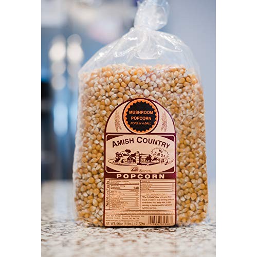 Amish Country Popcorn | 6 Lb Bag | Mushroom Popcorn Kernels | Ol